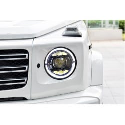 Upgrade to 2007-2017 Mercedes W463 G-Class LED Headlights | Plug-and-Play | Pair