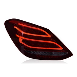 Upgrade to Full LED Taillights for 2015-2017 Mercedes C-Class W205 C180 C200 C300 | Pair | Plug-and-Play