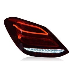 Upgrade to Full LED Taillights for 2015-2017 Mercedes C-Class W205 C180 C200 C300 | Pair | Plug-and-Play