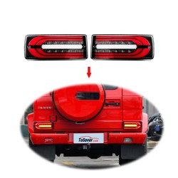 Upgrade to LED Dynamic Tail Lights for 2007-2017 Mercedes W463 G-Class | Pair | Plug-and-Play