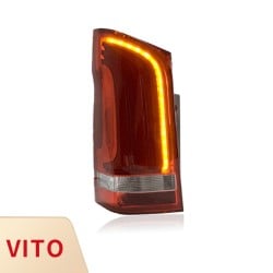 Upgrade to Full LED Flowing Turn Signal Tail Lights for 2016-2020 Mercedes V-Class VITO V260 V250 W446 | Pair | Plug-and-Play