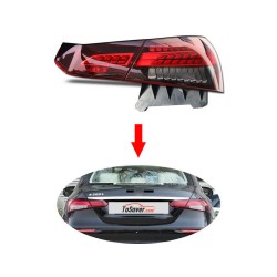 Upgrade to 2021 Style Full LED Dynamic Tail Lights for 2016-2020 Mercedes E-Class W213 | Pair | Plug-and-Play