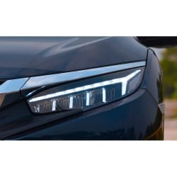 Upgrade to Full LED Headlights with Daytime Running Lights for 2016-2021 Honda Civic | Pair | Plug-and-Play