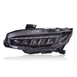 Upgrade to Full LED Headlights with Daytime Running Lights for 2016-2021 Honda Civic | Pair | Plug-and-Play