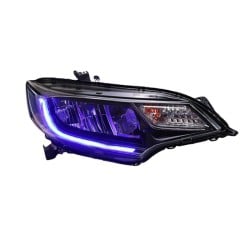 Upgrade to LED Headlights with Optical Guiding DRL for 2014-2019 Honda Fit RS Jazz RS | Pair | Plug-and-Play