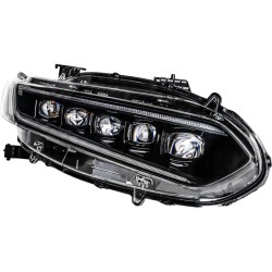 Upgrade to LED Crystal Lens Headlights with Flowing Turn Signals for 2018 Honda Accord | Plug-and-Play | Pair