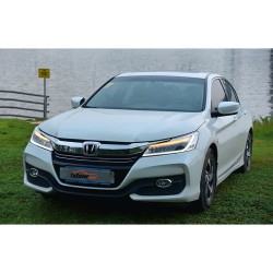 Upgrade to LED Headlights with Daytime Running Lights for 2015-2018 Honda Accord | Plug-and-Play | Pair