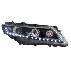 Upgrade to LED Xenon Dual Lens Headlights for 2011-2014 Honda CROSSTOUR | Plug-and-Play | Pair