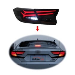 Upgrade to Dynamic LED Tail Lights for 2018-2021 Honda Accord | Plug-and-Play | Pair