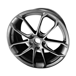 Premium Aluminum Forged Wheels for Porsche 718, 911, Taycan, Panamera, Cayenne | 20-22 Inch, Gloss Black Finish