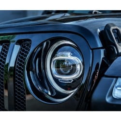 Upgrade to Full LED Headlights for JEEP Wrangler 2018-2021 | Daytime Running Lights | Plug-and-Play | Pair