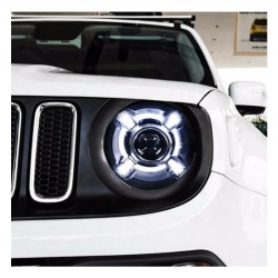 Upgrade Your JEEP Renegade with LED Xenon Headlights | 2015-2018 Models | Plug-and-Play | Pair