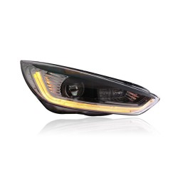 Upgrade Your Ford Focus Headlights to LED Dual-Lens with Daytime Running Lights | 2015-2018 Models | Plug-and-Play | Pair