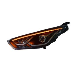 Upgrade Your Ford Escort Headlights to LED with Flowing Turn Signals | 2015-2018 Models | Plug-and-Play | Pair