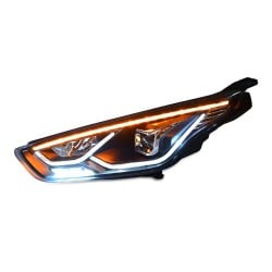 Upgrade Your Ford Escort Headlights to LED with Flowing Turn Signals | 2015-2018 Models | Plug-and-Play | Pair