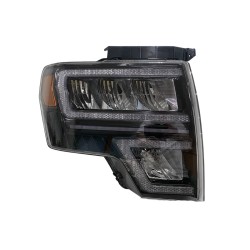 Upgrade Your F150 Headlights to LED Lens with Daytime Running Lights | 2009-2014 Models | Plug-and-Play | Pair