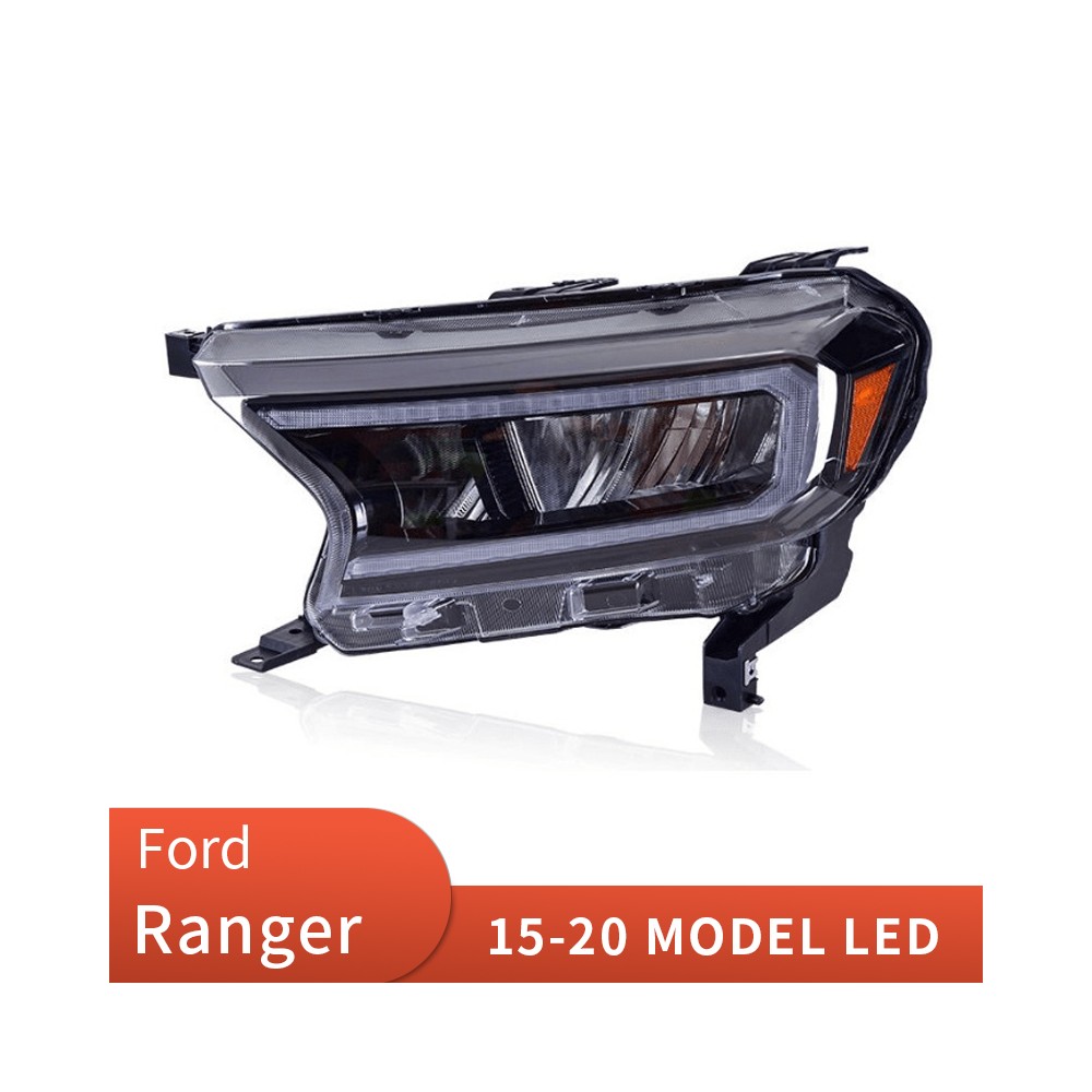 Pair of Xenon Headlights for 2015-2021 Ford Everest, Including Daytime  Running Lights, 6000K