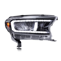 Upgrade Your Ford Everest 2015-2020 Headlights to LED DRL Sequential Turn Signal | Plug-and-Play | Pair