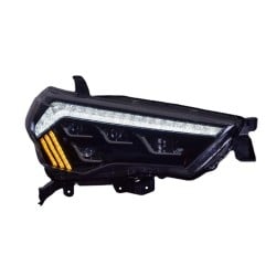 Upgrade Your Toyota 4Runner Headlights to LED Four-Lens Daytime Running Lights | 2014-2021 | Plug-and-Play | Pair