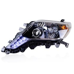 Upgrade Your Toyota Prado Headlights to LED Lens Daytime Running Lights | 2014-2017 | Plug-and-Play | Pair