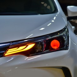 Upgrade Your Toyota Corolla Headlights to LED Xenon Dual Beam Headlights | 2017-2018 | Plug-and-Play | Pair