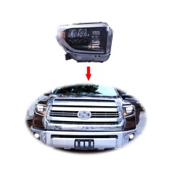 Upgrade Your Toyota Tundra Sequoia Headlights to LED Dynamic Headlight Assemblies | 2014-2019 | Plug-and-Play | Pair