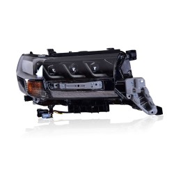 Upgrade Your Toyota Land Cruiser Headlights to Full LED Sequential Turn Signal Assemblies | 2016-2020 | Plug-and-Play | Pair