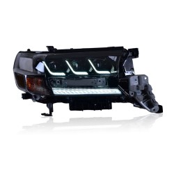 Upgrade Your Toyota Land Cruiser Headlights to Full LED Sequential Turn Signal Assemblies | 2016-2020 | Plug-and-Play | Pair