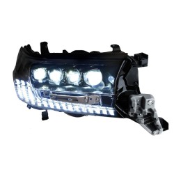 Upgrade Your Toyota Land Cruiser Headlights to LED Crystal 4-Lens Turn Signal Assemblies | 2016-2020 | Pair