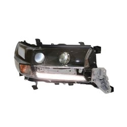 Upgrade Your Toyota Land Cruiser Headlights to LED Projector Daytime Running Lights | 2016-2020 | Plug-and-Play | Pair