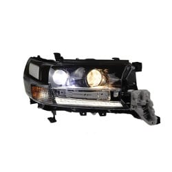 Upgrade Your Toyota Land Cruiser Headlights to LED Projector Daytime Running Lights | 2016-2020 | Plug-and-Play | Pair