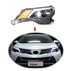 Upgrade Your RAV4 Headlights to Full LED Daytime Lights | 2013-2016 | Plug-and-Play | Pair