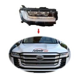 Upgrade Your Toyota Land Cruiser LC300 2008-2022 Headlights to Full LED Daytime Running Lights | Plug-and-Play | Pair