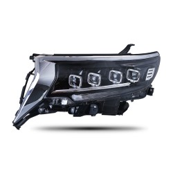 Upgrade Your Toyota Prado FJ150 2018-2021 Headlights to Bugatti Style Full LED Lens Headlights | Plug-and-Play | Pair