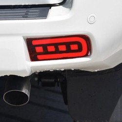 Upgrade Your 2010-2021 Toyota Prado with LED Dynamic Turn Signal Bumper Lights | Plug-and-Play | Pair