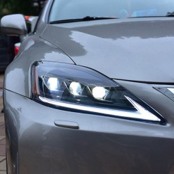Upgrade Your Lexus IS250/IS300 with LED Daytime Running Lights and Flowing Turn Signal Headlights | 2006-2012 | Pair