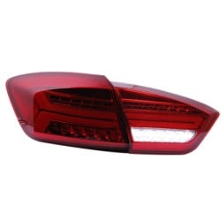 Upgrade to Dynamic LED Tail Lights for Chevrolet Cruze 2017-2019 | Plug-and-Play | Pair