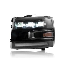 Upgrade to LED Headlights for Chevrolet Silverado 1500 2500HD 2007-2013 | Plug-and-Play | Pair