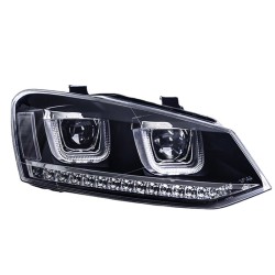 Upgrade Your 2010-2017 Volkswagen Polo with Full LED Angel Eyes Headlights | Pair