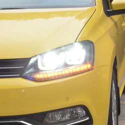 Upgrade Your 2010-2017 Volkswagen Polo with Full LED Angel Eyes Headlights | Pair