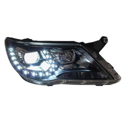 Upgrade Your 2010-2012 Volkswagen Tiguan with LED Tear Eye Daytime Running Lights Headlights | Pair