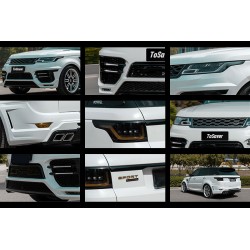 Upgrade Body Kit Facelift for 2018-on Land Rovers Range Rover to Lm Model Bumpers