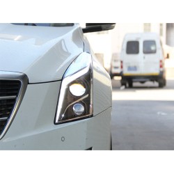 Upgrade Your 2014-2019 Cadillac ATS with Full LED Daytime Running Lights and Dynamic Turn Signals | Pair
