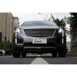 Upgrade Your 2016-2019 Cadillac XT5 with LED Headlights and Daytime Running Lights | Plug-and-Play | Pair