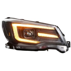 Enhance Your 2013-2018 Subaru Forester with LED Dual-Lens Daytime Running Lights Headlights | Plug-and-Play | Pair