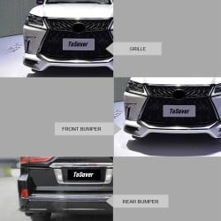 Automotive Exterior Parts Body Kit for 2008-2015 Lx570 to 2018 Upgrade Lexus 570 Model