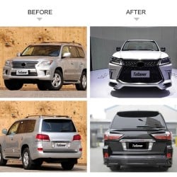 Automotive Exterior Parts Body Kit for 2008-2015 Lx570 to 2018 Upgrade Lexus 570 Model