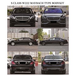 Upgrade 2014-2017 Mercedes S-Class W222 to Maybach Style Appearance Package | Body Kit Conversion