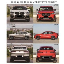 Upgrade Your 2018-2021 BMW X4 G02 to 2022 X4M Style Kit with New Headlights