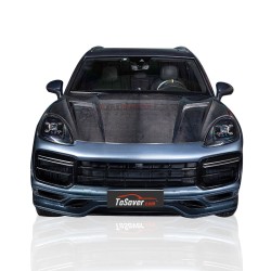 Porsche Cayenne 2018-2023 9Y0 TechArt Style Dry Carbon Fiber Hood - Free Shipping